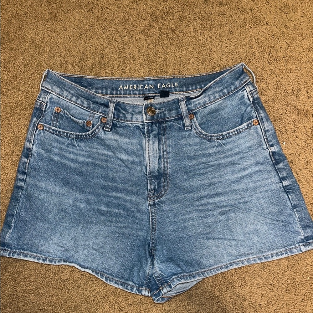 American Eagle Outfitters Women's Light Blue Jean Shorts